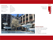 Tablet Screenshot of kloster-ilanz.ch